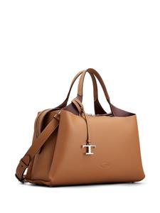 Tod's Schoudertas met logoprint - Bruin