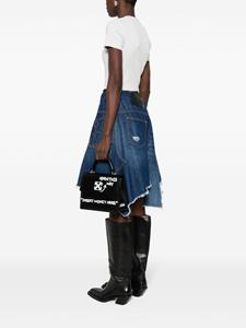 Off-White Jitney 1.4 leather tote bag - Zwart