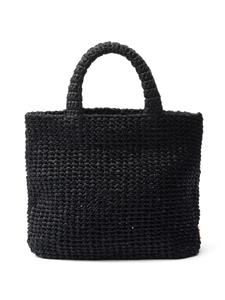 Prada small Crochet tote bag - Zwart