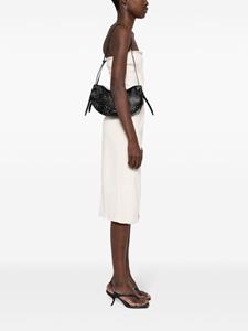 Yuzefi Fortune Cookie leather shoulder bag - Zwart