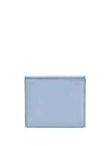 Hogan logo-embossed leather bi-fold wallet - Blauw