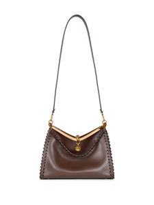 ETRO medium Vela leather shoulder bag - Bruin