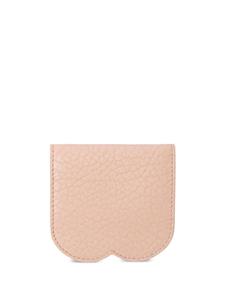 Burberry folding leather cardholder - Roze