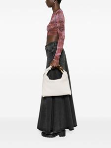 JW Anderson Leren shopper met ketting-detail - Wit