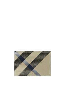 Burberry check-pattern cardholder - Beige