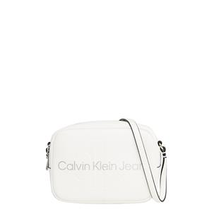 Calvin Klein Sculpted Camera Bag1 white/silver logo Damestas