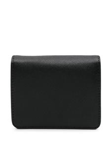 Love Moschino logo-appliqué bi-fold wallet - Zwart
