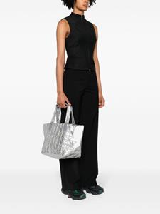 VeeCollective small Vee quilted tote bag - Zilver