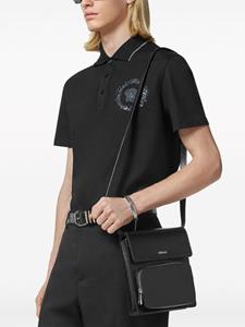 Versace Leren messengertas - Zwart