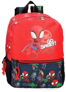 Marvel Spider man Go rugzak junior rood/zwart