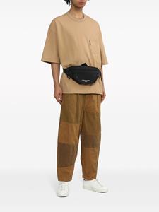 Comme des Garçons Homme logo-embroidered belt bag - Zwart