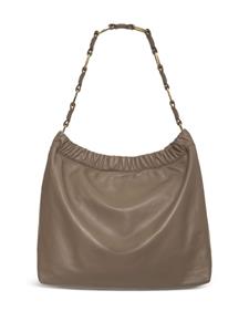 ANINE BING Kate leather tote bag - Grijs