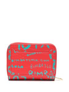 Bimba y Lola Portemonnee met all-over logoprint - Rood