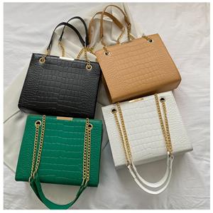 HUANZI Mode Luxe Crossbody Tassen voor Vrouwen Trendy Designer Schoudertas Leisure Chain Effen Kleur Messenger Bag Handtassen