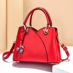 HUANZI BAG Simple Fashion Women's Bag Women's 2023 Nieuwe handtas met hoge capaciteit Middelbare leeftijd Single Shoulder Crossbody Bag