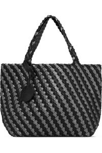 Ilse jacobsen Reversible Tote bag BAG06C - 1718 Black Gun metal | Black Gun metal