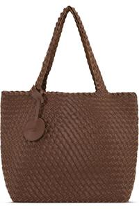 Ilse jacobsen Reversible Tote Bag BAG08 M - 239236 Bison Cashew | Bison Cashew