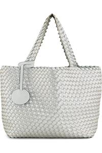 Ilse jacobsen Reversible Tote Bag BAG08 M - 451710 Bleach Silver | Bleach Silver