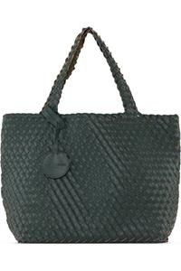 Ilse jacobsen Reversible Tote bag BAG08 M - 492724 Beetle Dark Green Metallic | Beetle Dark Green Metallic