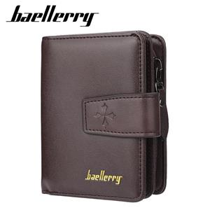 Baellerry Heren Mode Kaarthouder Portemonnees PU Lederen Rits Type Portemonnee Business Wallet