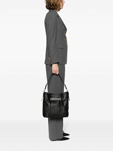 Longchamp medium  leather shoulder bag - Zwart