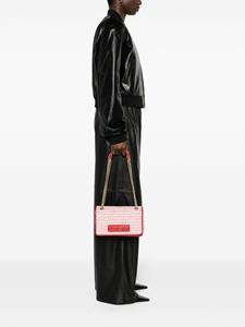 Love Moschino tweed shoulder bag - Roze