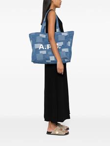 A.P.C. Denim shopper - Blauw