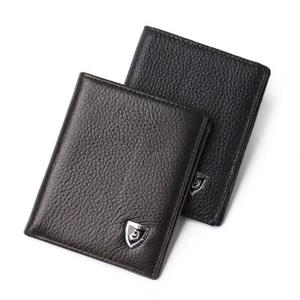 Bag Accessorries Herenportemonnee van kunstleer met geldvak, kaartvakken, mini-tweevoudige portemonnee, creditcardhouder voor bedrijven