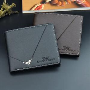 NASkaida Multi-card Slot Short Wallet Large-capacity Card Holder Fashion Money Bag  Men