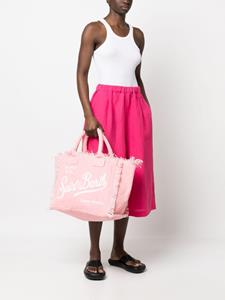 MC2 Saint Barth Vanity shopper met logoprint - Roze