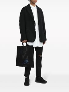 Black Comme Des Garçons x Nike shopper met logoprint - Zwart
