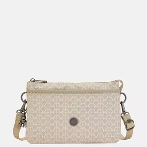 Kipling Riri crossbody tas signature beige