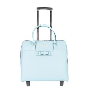 Olivia Lauren Gemini Business Trolley blauw Zakelijke koffer