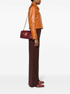 Saint Laurent Calypso leather shoulder bag - Rood