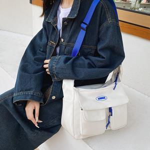 JINBAOSEN BAG Mode Vrouwen Messenger Bag Koreaanse Student Schoudertas Crossbody Tassen Voor Vrouwen Meerdere Zakken Student Boekentas Boekentassen