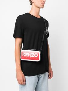 Kenzo Messengertas met logoprint - Zwart