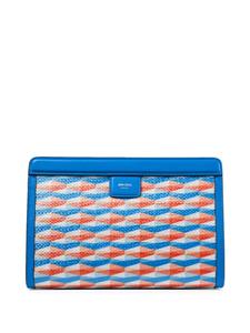 Jimmy Choo Avenue gewatteerde clutch - Blauw