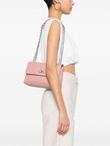 Calvin Klein monogram-print shoulder bag - Roze