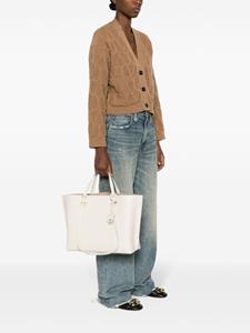 PINKO Carrie leather tote bag - Wit
