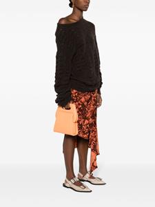 Themoirè Clori faux-leather tote bag - Oranje