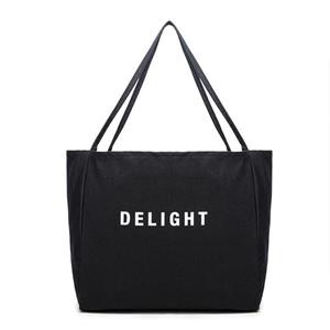 Yogodlns Big Canvas Handbag Women Letter Shopping Girl Tote Candy Color Shoulder Bag Large Capacity Handle Bag Reusable Tote sac