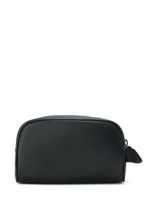 Lacoste Angy faux-leather wash bag - Zwart