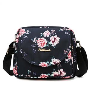 RUWB BAGS Mode bloempatroon ontwerp dames schoudertas multi-pocket dames messenger bags mode hoge kwaliteit nylon damestas portemonnee