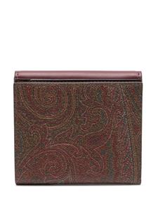 ETRO Portemonnee met paisley-print - Bruin