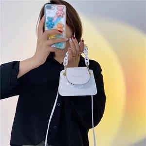 TOQXIKA BAG Mini Thick Chain Women's Bag Put Change Simple Lipstick Mobile Phone Bag Crossbody Bag
