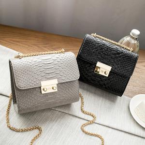 Aliwood Merk Vrouwen Tas Alligator Lederen Mini Ketting Crossbody Tas Eenvoudige Krokodil Kleine Schouder Messenger Tassen