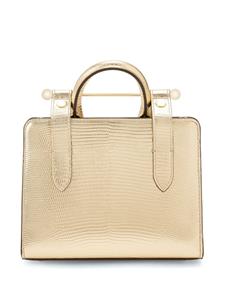 Strathberry The  Nano leather tote bag - Goud