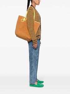 JW Anderson Anchor Tall canvas tote bag - Bruin