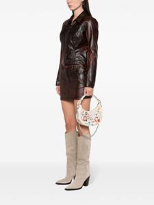Zadig&Voltaire Moonrock leather shoulder bag - Beige