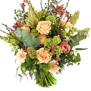 Boeketcadeau Champagne boeket bloemen bestellen